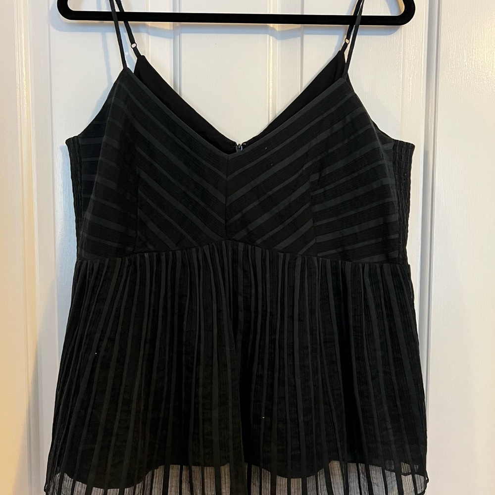 Club Monaco Black Striped Camisole